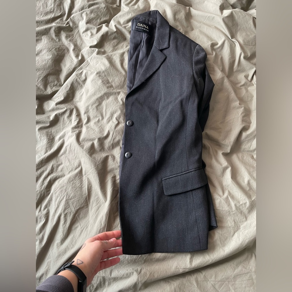 Black/Grey Dana Buchman blazer #workwear